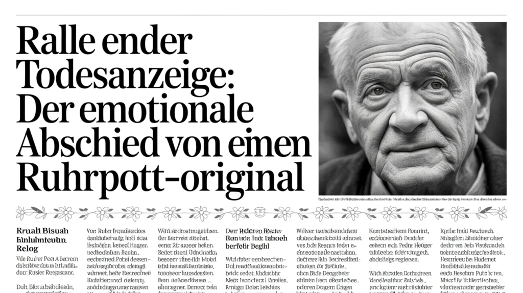 ralle ender todesanzeige